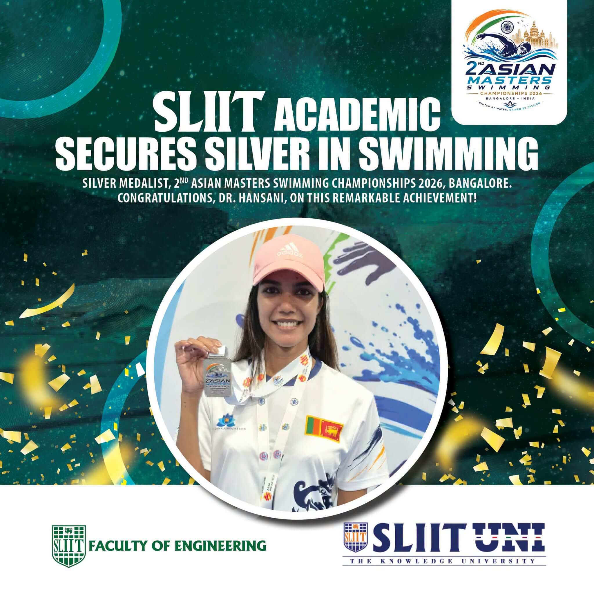 SLIIT Academic Dr. Hansani Weeratunge Wins Silver at the 2nd Asian Mas...