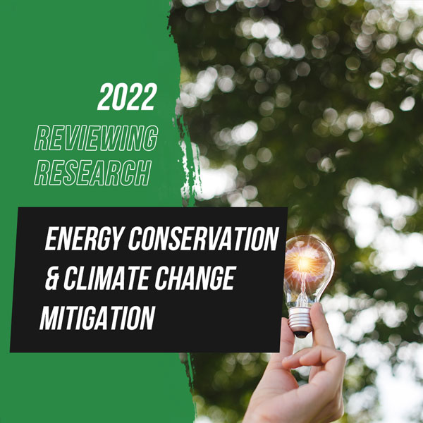 Energy Conservation & climate change mitigation