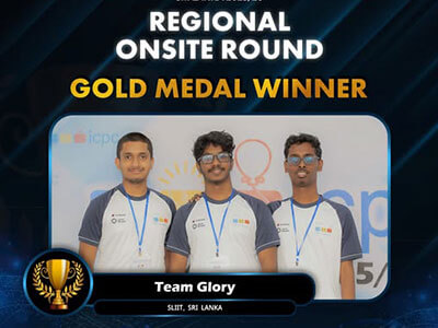 SLIIT’s Team Glory Wins ICPC Sri Lanka 2025/26 Regional Championship