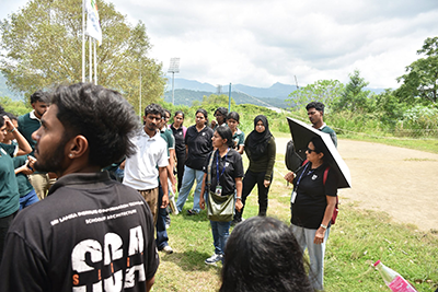 BSc (Hons) Architecture Y2 students & staff during the recent Field Vi...