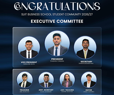 SLIIT Business School Student Community Unveils Executive Committee 2026/27